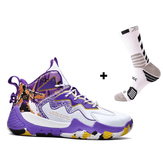 High-Fashion Basketball Shoes with Gift Socks