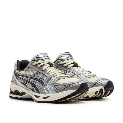 Gel Kayano 14 Running Shoes (Silver / Beige / Black)