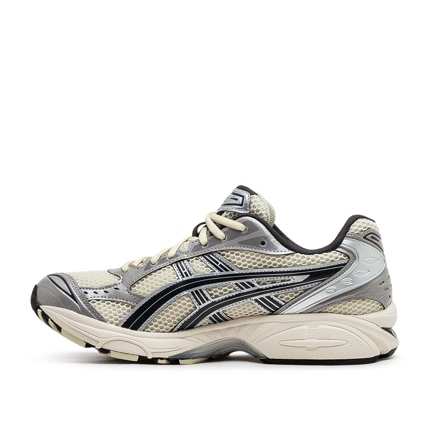 Gel Kayano 14 Running Shoes (Silver / Beige / Black)