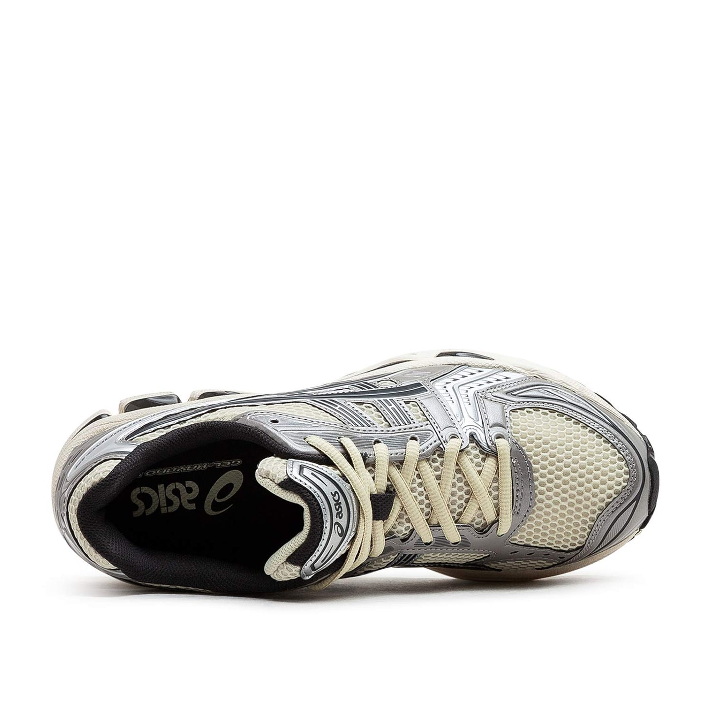 Gel Kayano 14 Running Shoes (Silver / Beige / Black)