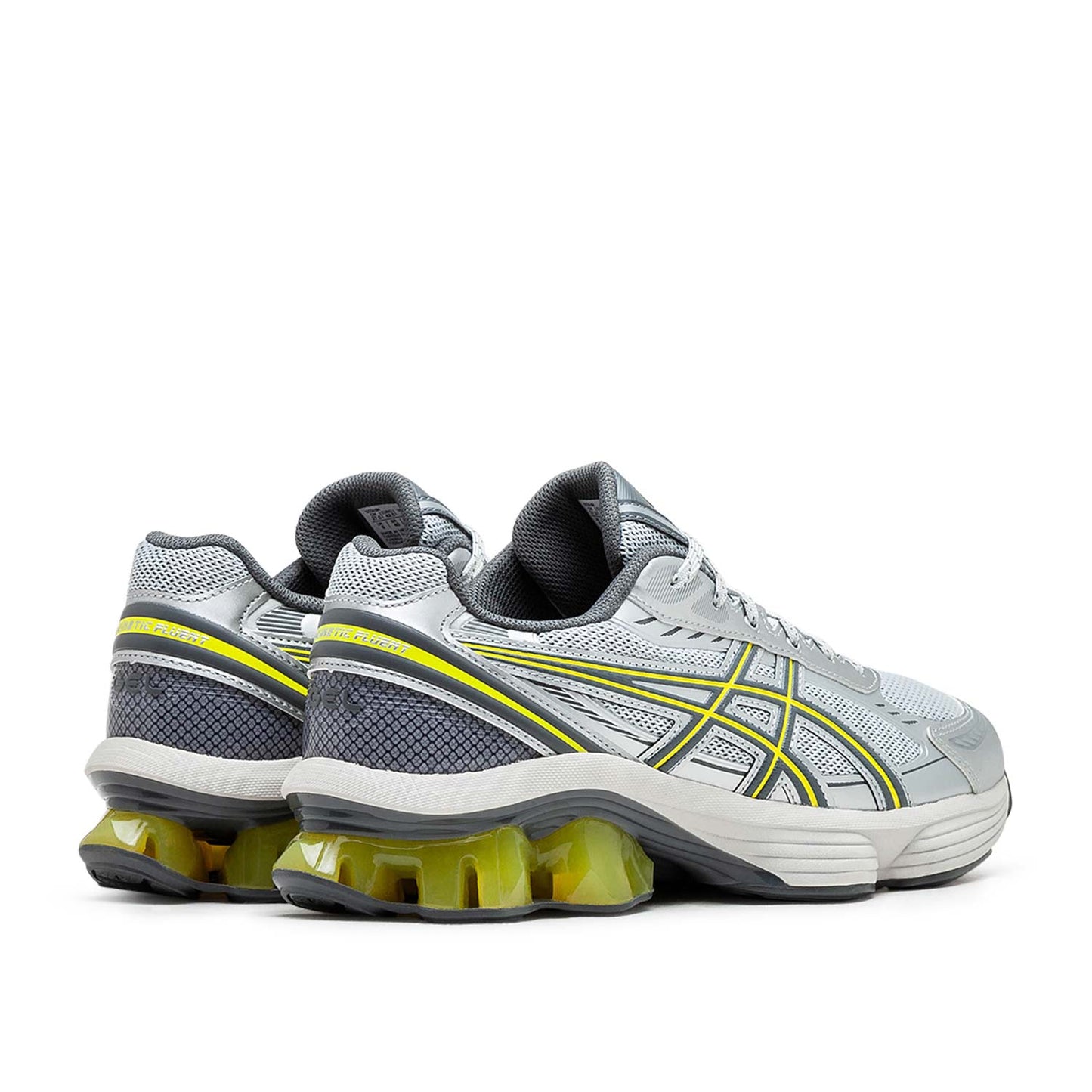 Gel-Kinetic Fluent Running Shoes (Gray / Green)