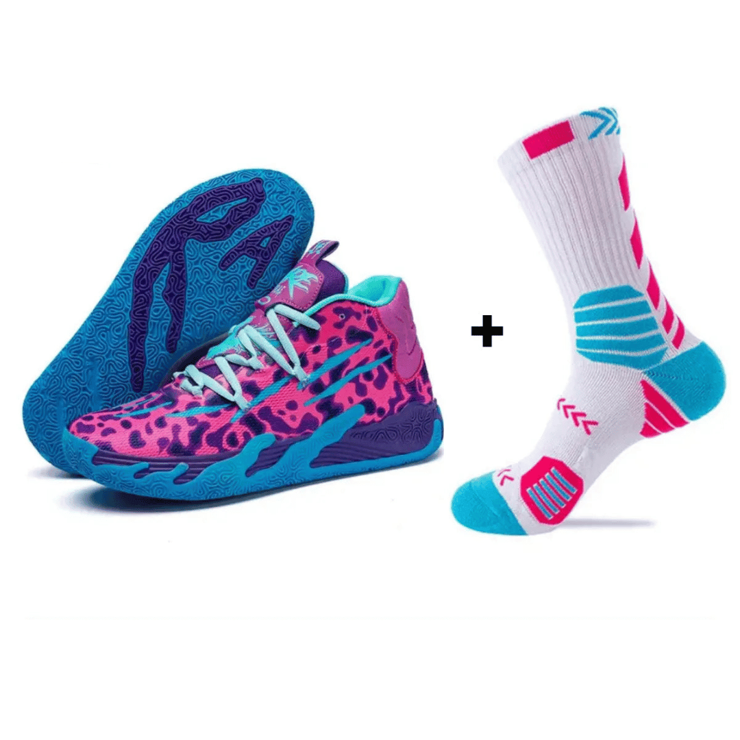 AeroDunk Basketball Shoes + Gift Socks