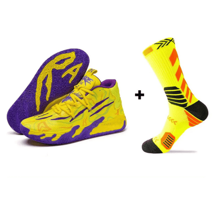 AeroDunk Basketball Shoes + Gift Socks