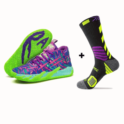 AeroDunk Basketball Shoes + Gift Socks