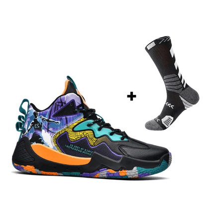 High-Fashion Basketball Shoes with Gift Socks