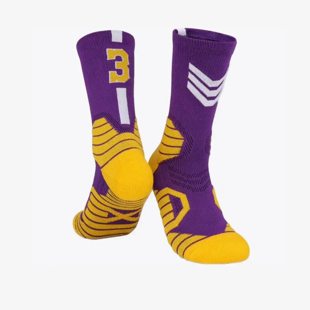 Premium High-Cut Basketball Socks