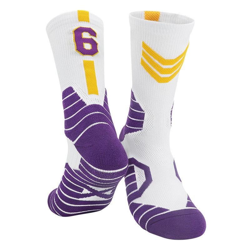 Premium High-Cut Basketball Socks