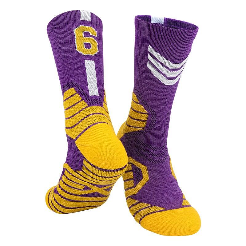 Premium High-Cut Basketball Socks