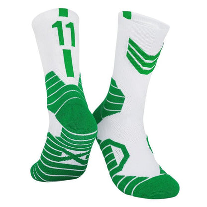 Premium High-Cut Basketball Socks