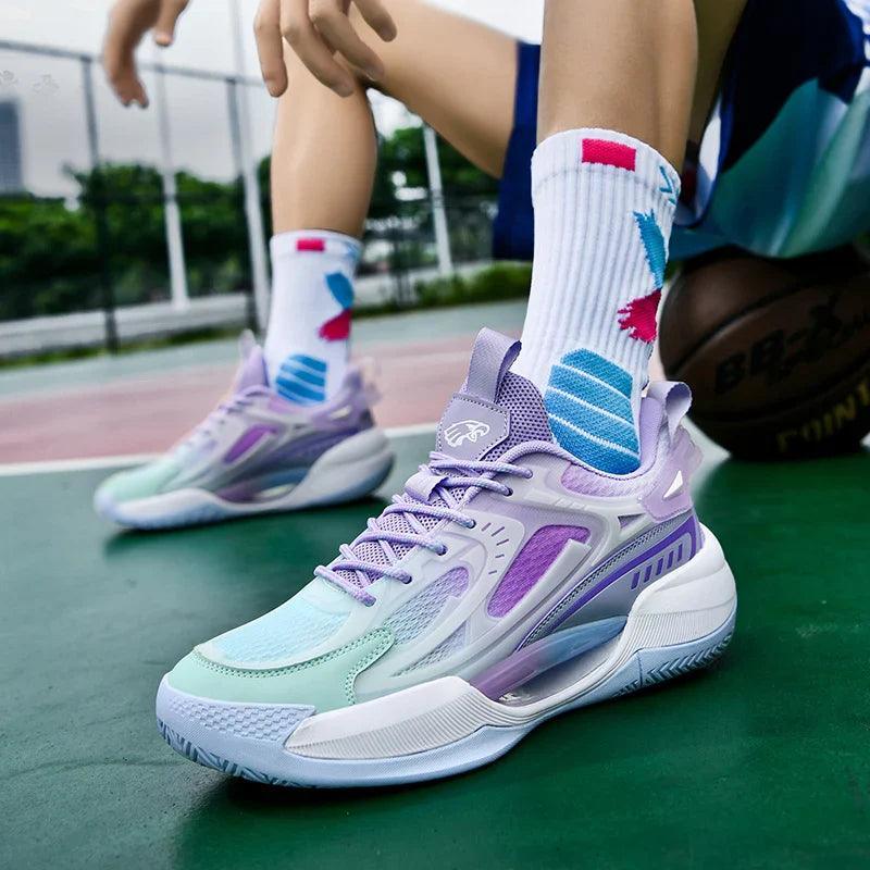 PowerGrip Basketball Shoes + Gift Socks