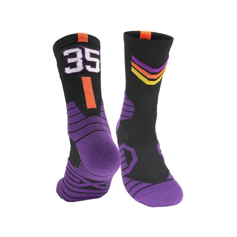 Premium High-Cut Basketball Socks