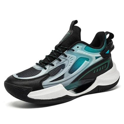 Black Basketball Shoes - Non-Slip with Enhanced Cushioning